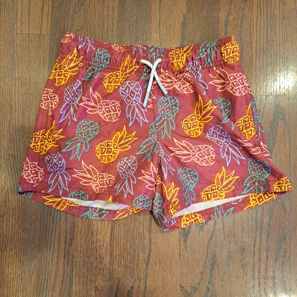 Boys Art Class Pineapple Swim Shorts Vibrant Design